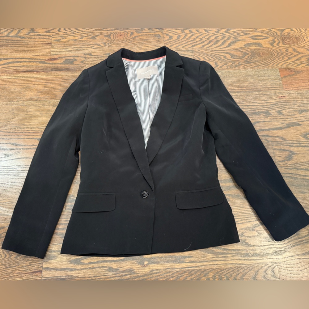 Banana Republic Elegant Black Suit Jacket